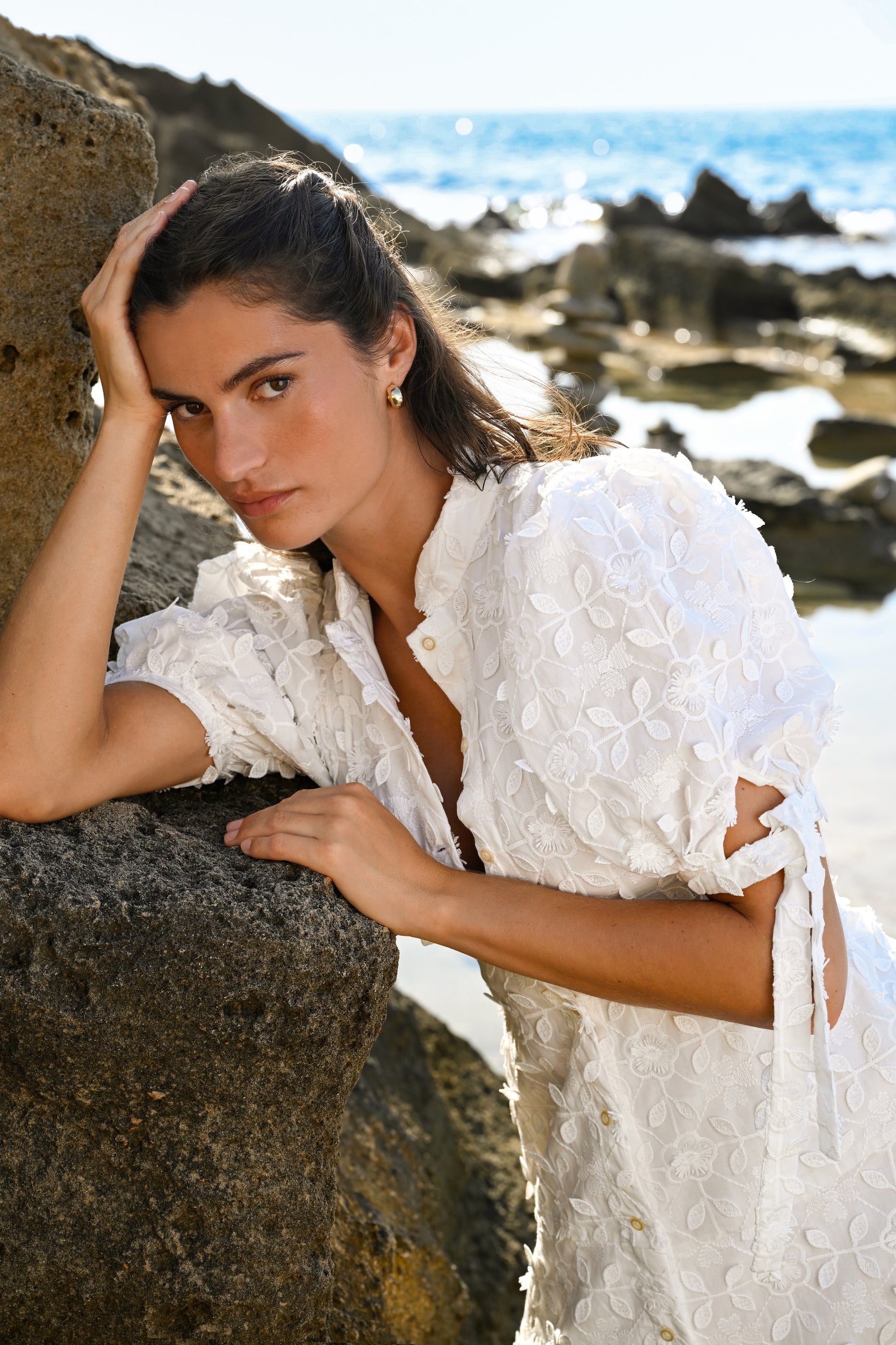 Harmonia dress broderie