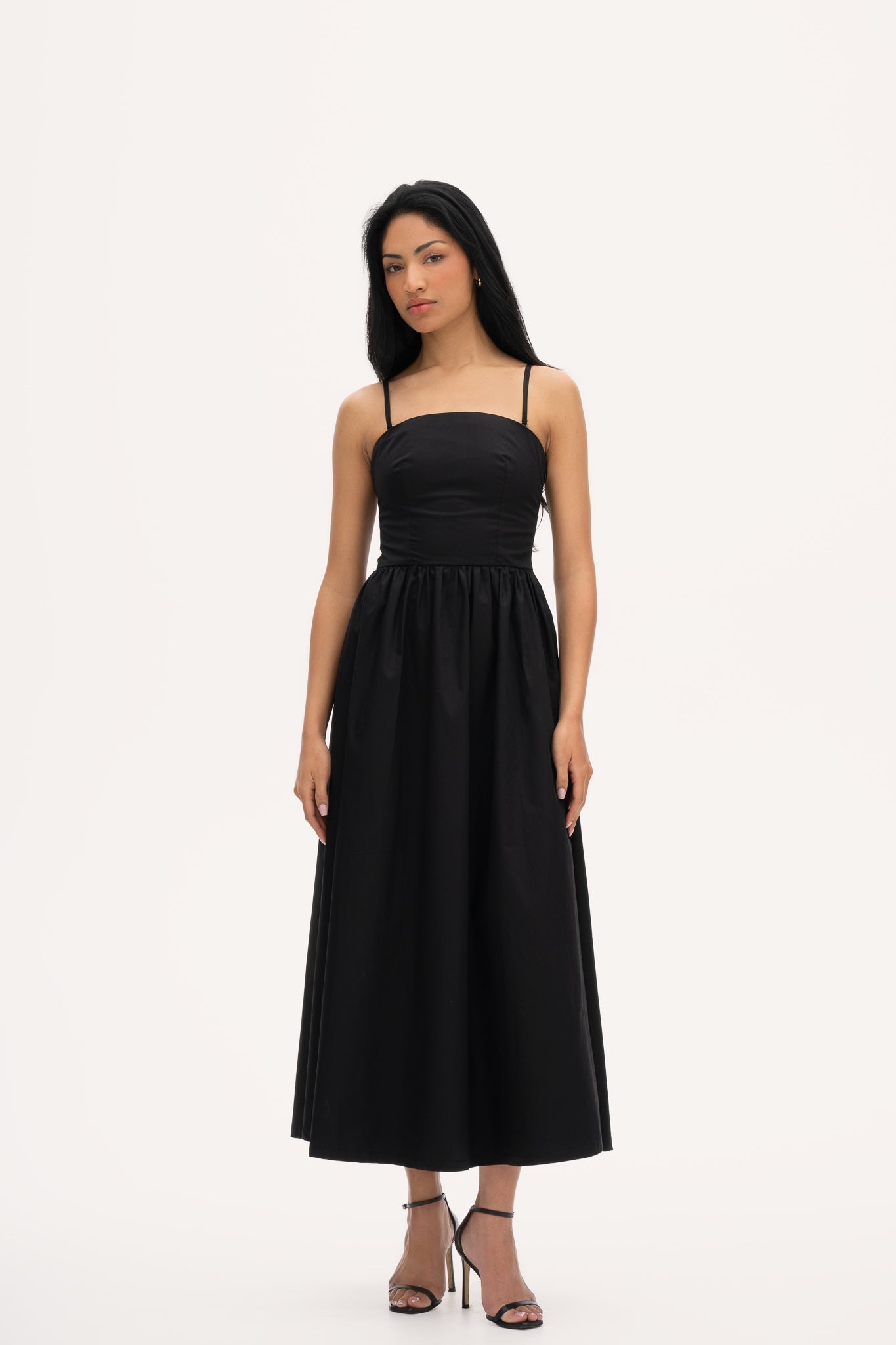 Rose dress black