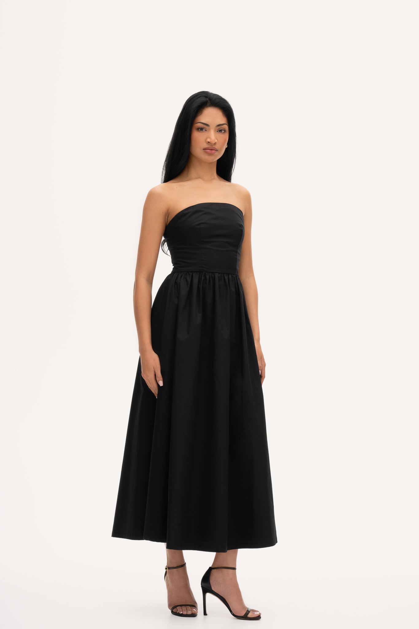 Rose dress black