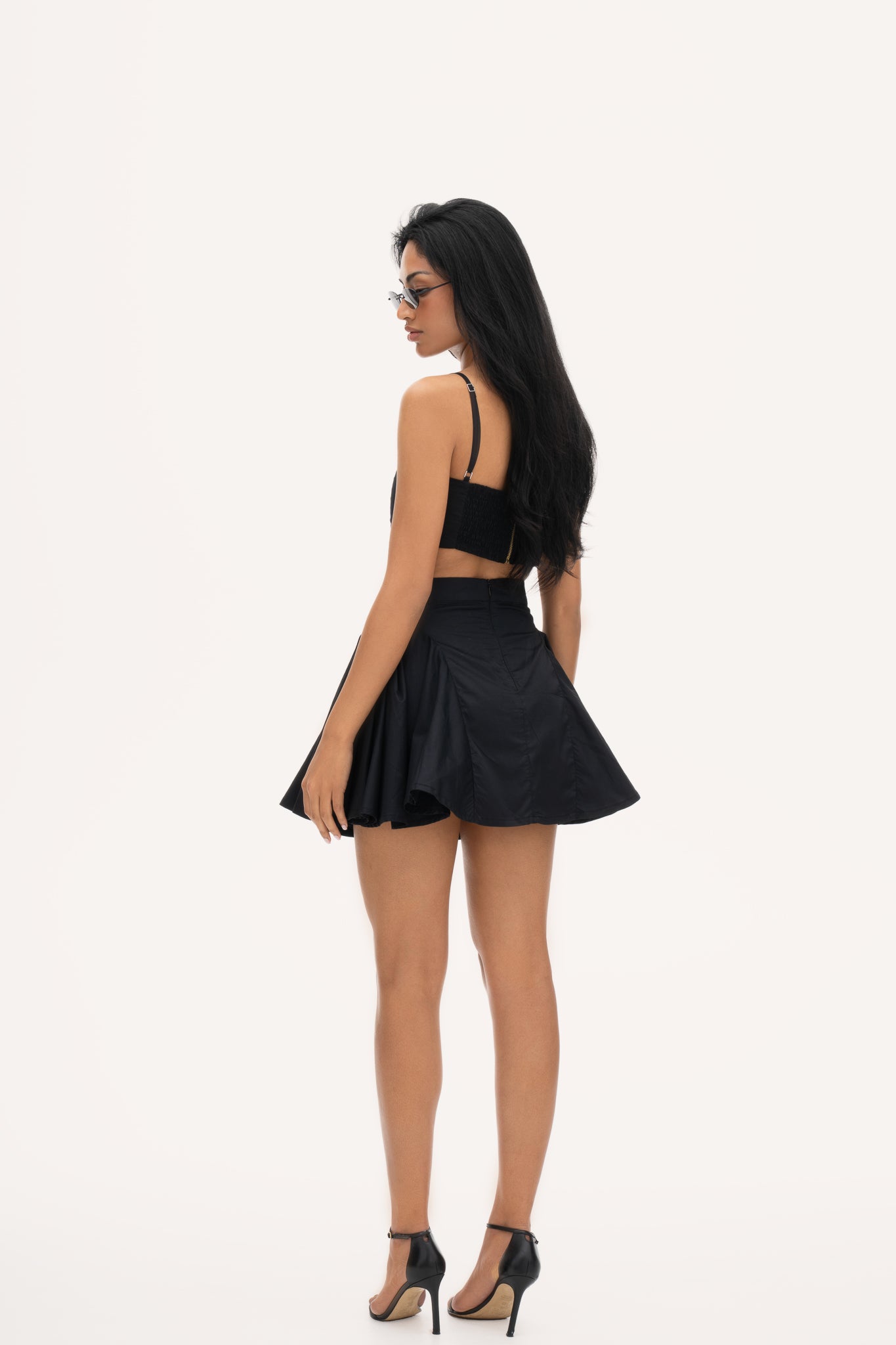 Rosina mini skirt black